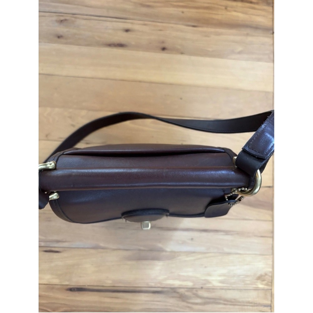 Vintage Coach Murphy Bag 9930 Mahogany Leather 1998 USA Crossbody - Picture 9 of 11